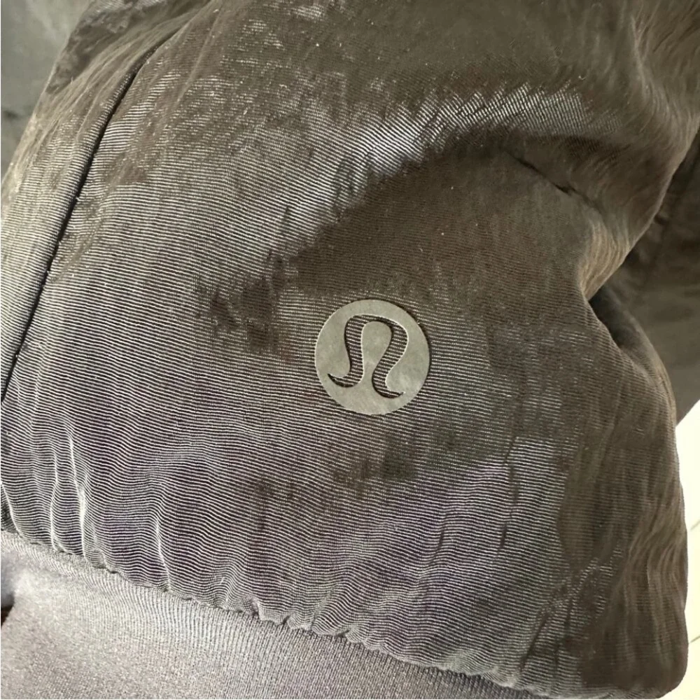 Lululemon Non-Stop Reversible Black Bomber Jacket